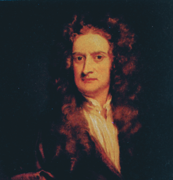 Исаак Ньютон (портрет работы Г. Кнеллера, Национальная портретная галерея, Лондон)