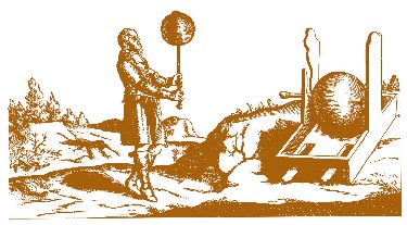 Гравюра з книги Отто фон Геріке «Нові, так звані магдебурзькі, досліди про порожній простір», 1672 р.