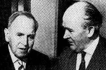 Отто Ган і Фріц Штрассман. Фото 1967 р.