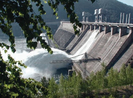 Красноярська ГЕС – перша гідроелектростанція на річці Єнісей