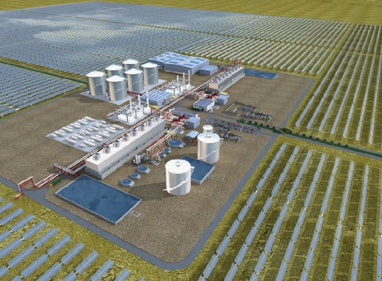 Проект величезної сонячної електростанції в штаті Арізона (США), запланований до введення в роботу в 2011 році (запланована потужність 280 МВт) 
