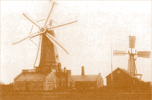 Рис. 4.4. Ветряные мельницы датской фирмы «Poul la Cour», 1897 г.