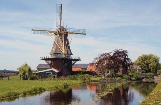 Ветряная мельница в Голландии