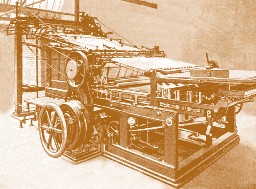 Рис. 9.8. Типографский печатный станок с электрическим приводом