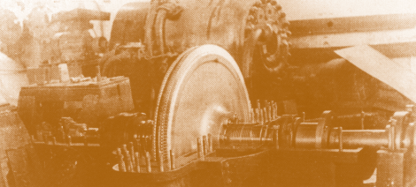 Первая советская газовая турбина, установленная на шахте «Подземгаз» в Горловке