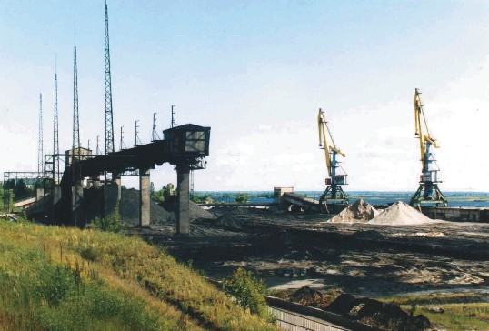 Угольный склад Трипольской ТЭС