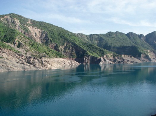 Водохранилище Нурекской ГЭС
