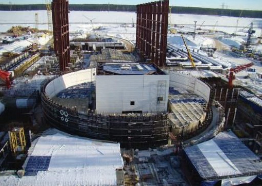 На строительстве энергоблоков Нововоронежской АЭС-2 (Россия)