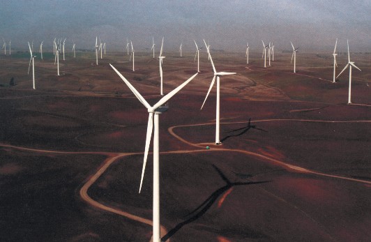 Рис. 2.17. Ветровая электростанция ShilohII (США, штат Калифорния) введена в действие в феврале 2009 года